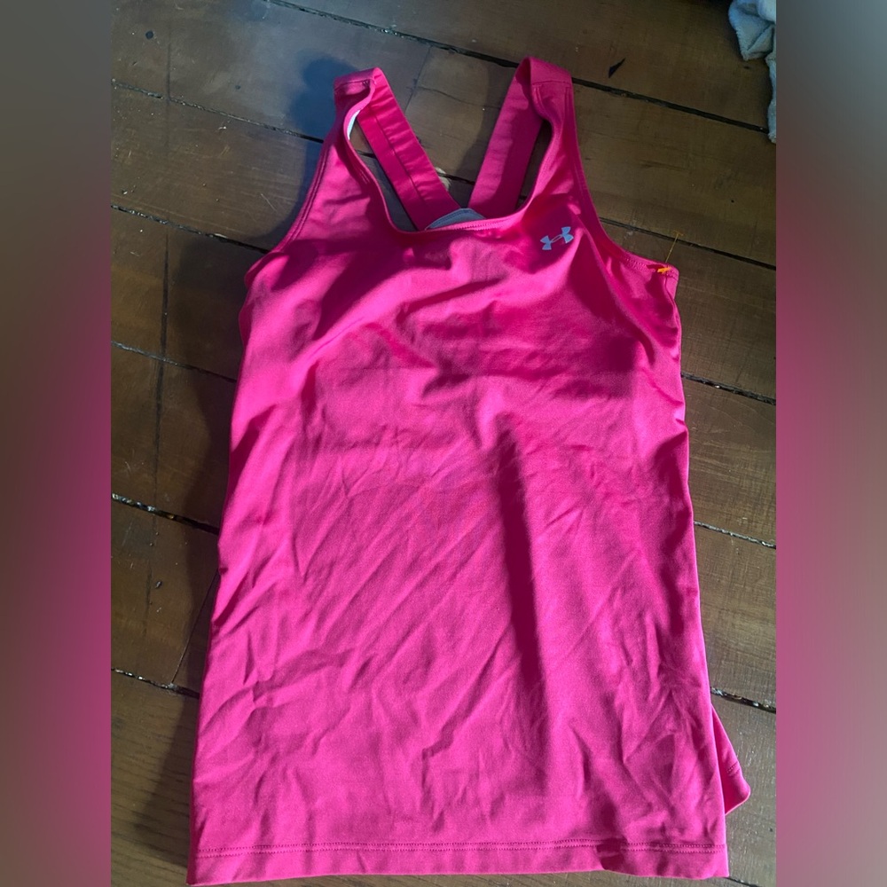 Under Armour Fitted Tank Top With Built in Bra